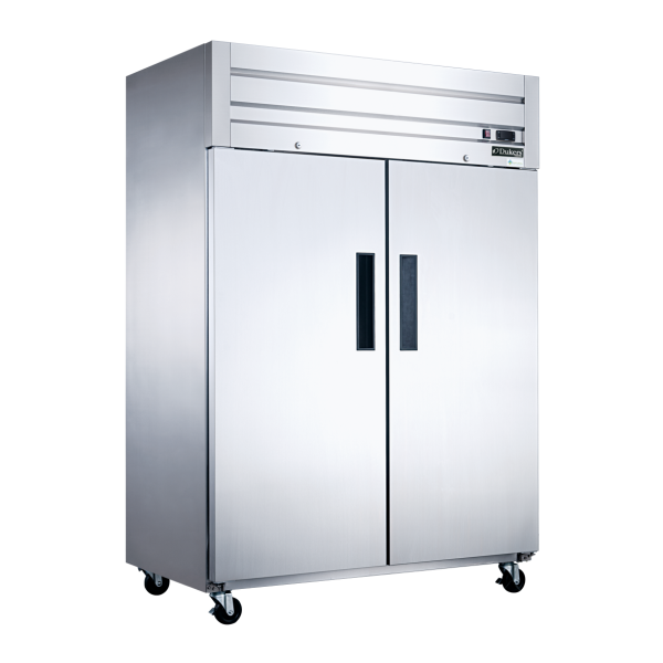 D55AR Commercial 2-Door Top Mount Refrigerator in Stainless Steel - Image 2